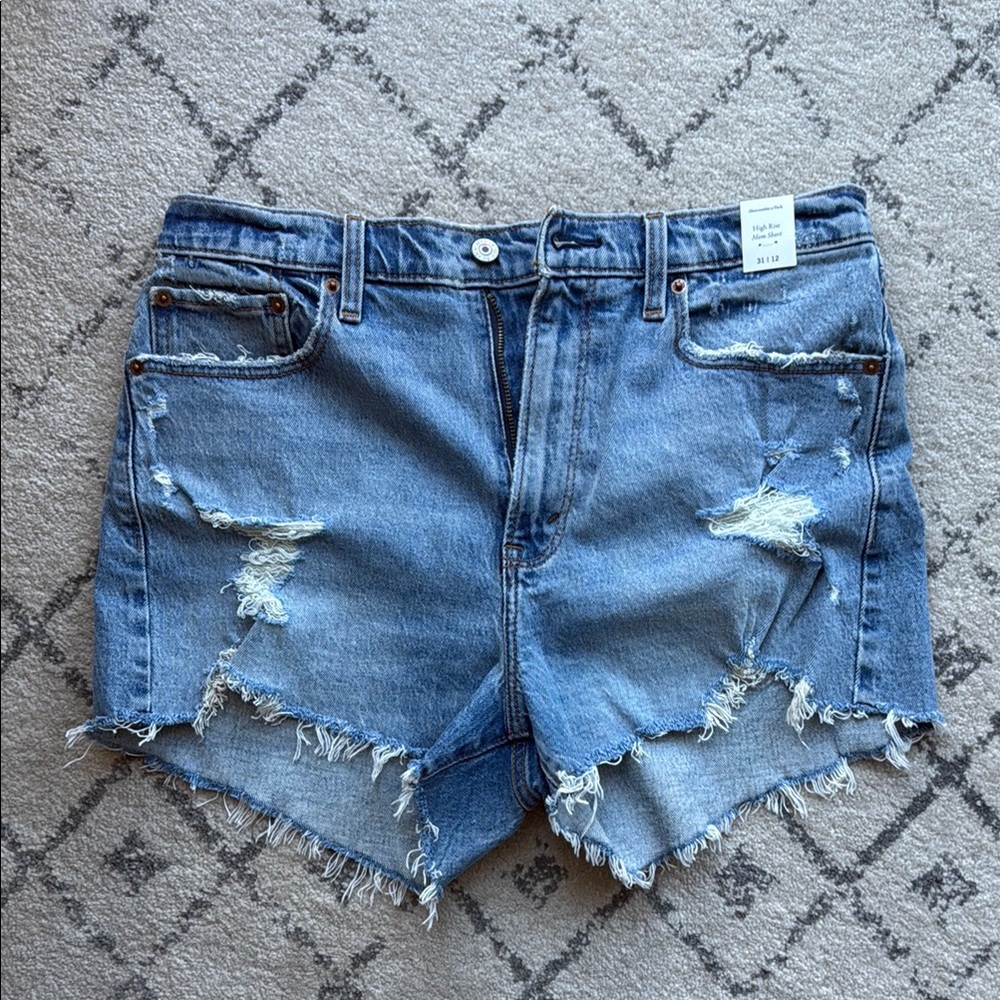 Distressed Denim Women's Shorts